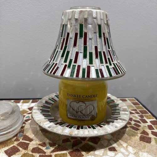 Yankee candle mosaic lamp - candle,