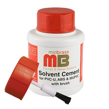 Solvent Cement PVC Plumbers Waste Pipe Weld Glue 125ml