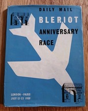 Vintage Daily Mail Bleriot Anniversary Race London-Paris 1959 Book