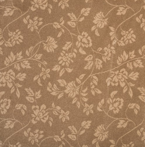 Floral patterned beige - floral,