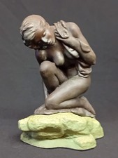 Vintage bronzed resin nude - resin, 'nude