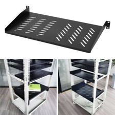 Rack Mounted 1U Server Rack Shelf Cabinet Tray for 19" Network 20/25/30cm