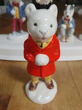 Vintage (1982)  Rupert Bear Snowballing Figurine By Beswick