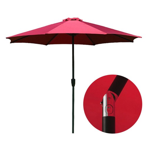 Garden parasol sun shade - 2.7m,