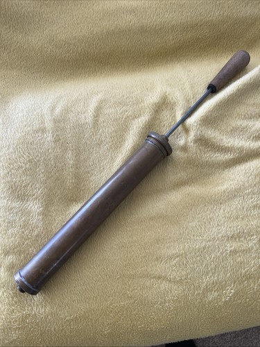 Vintage brass pump with - vintage,