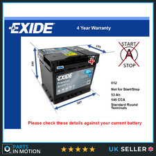 Battery fits VAUXHALL ADAM