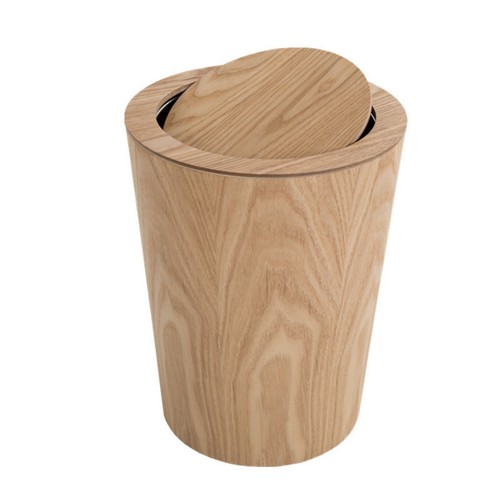 Trash bin with swing top - with, swing-top