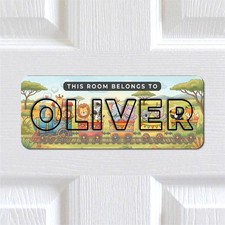 Personalised Safari Animals