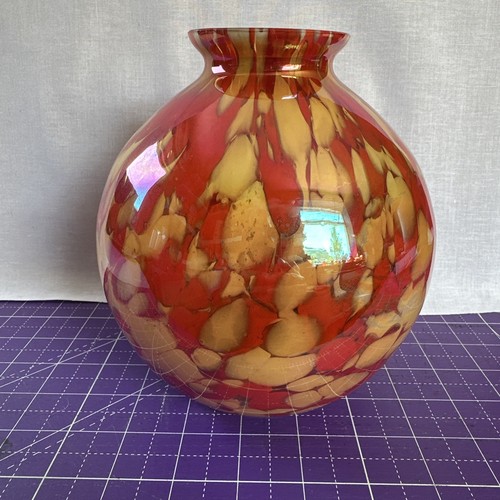 Czech art deco spatter glass - spatter,