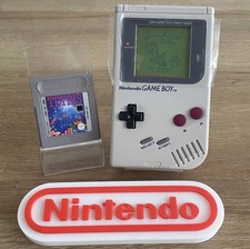 Grey Original Nintendo Gameboy Console Includes Tetris And Batteries Excellent