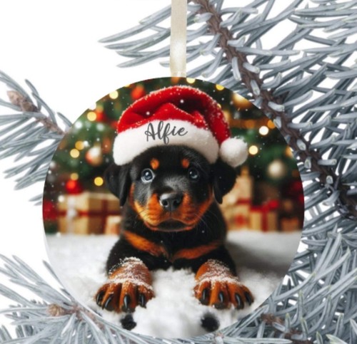 Rottweiler dog personalised - rottweiler,