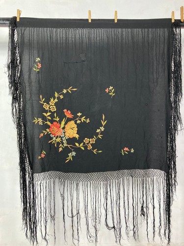 Vintage silk hand - vintage,