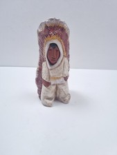 Keena Mohawk Inuit Native American Indigenous Art Sculpture Figurine Ex Cond! 5"