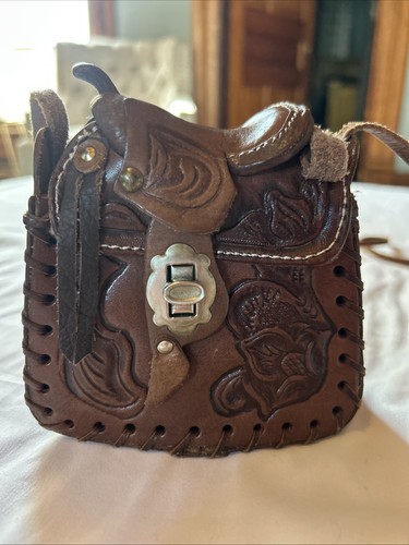 Vintage tooled leather western - vintage,