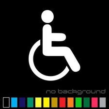 Handicap Sticker Vinyl Decal -