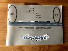 Campagnolo Climb/Fluid Dynamic Wheels Brochure, Circa Early 2000s, Shamal Etc