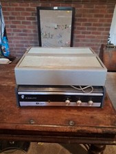 Rare Vintage Fidelity Duet HF44 Record Player Detachable Speakers Working
