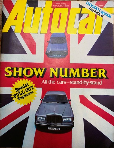 Autocar magazine oct - autocar, 18-oct-80