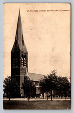 Postcard aldershot st - -,