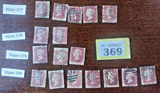 17 x QV Penny Reds. Plates