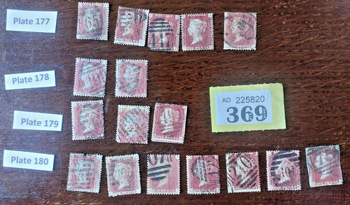 Penny reds plates - 17,