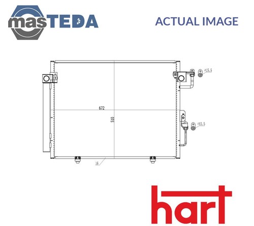 606 134 air - a/c, condenser