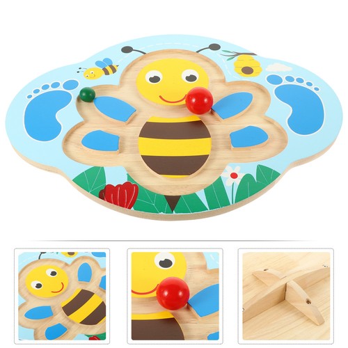 Set kids wooden wobble board - set,