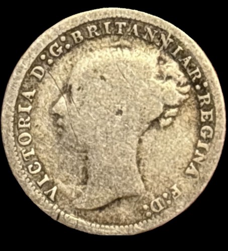 1873 queen victoria pence - 1873,