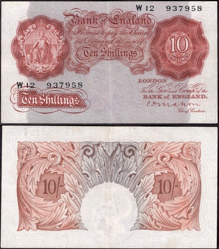 Mahon ten shillings - ten,