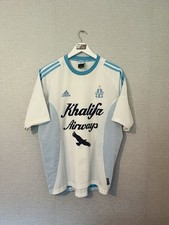Olympique Marseille Home Football Shirt 2002/03 Large Original Soccer Jersey
