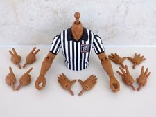 WWE MATTEL TEDDY LONG REFEREE BUILD WRESTLING FIGURE PARTS MONDAY NIGHT WAR BAF