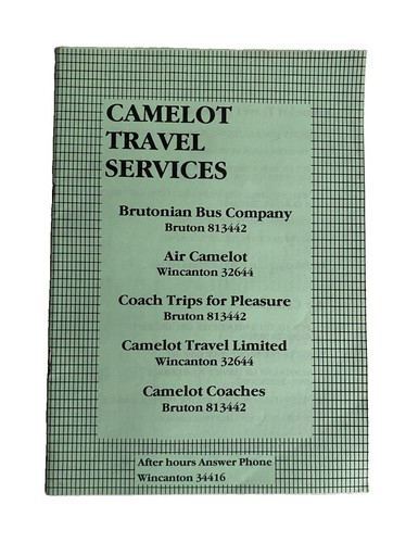 Camelot travel services coach - travel,