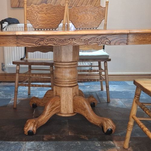 Table wood brown dining - brown,