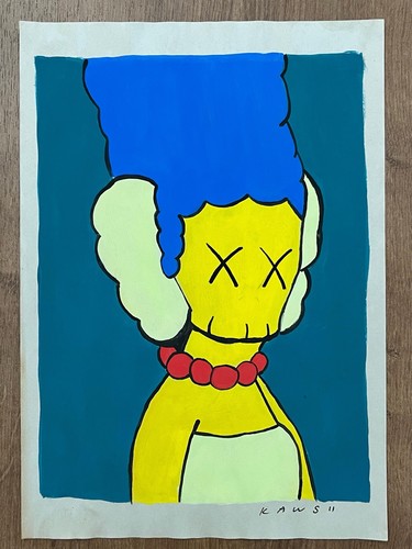 Kaws drawing and - and, on
