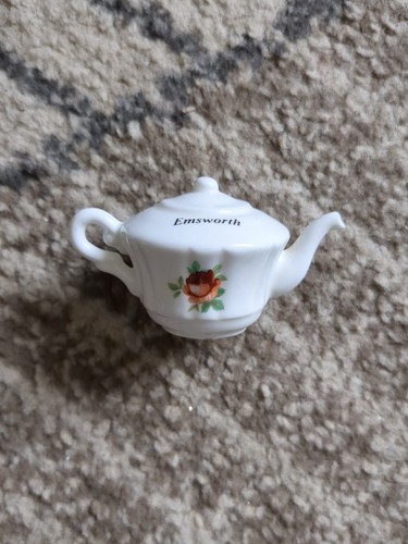 Emsworth bone china teapot - emsworth,