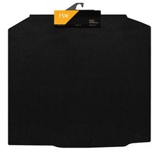 Car Boot Mat For Skoda Fabia 2007-2014 Estate Fully Tailored Carpet Black