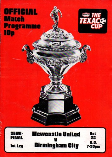 Texaco cup semi final - 74/75, semi-final