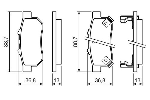 Fits bosch 986 494 - bosch, 0