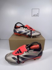 Adidas Predator Elite Tongue SG Football Boots - Platinum Metallic - Size UK 7 