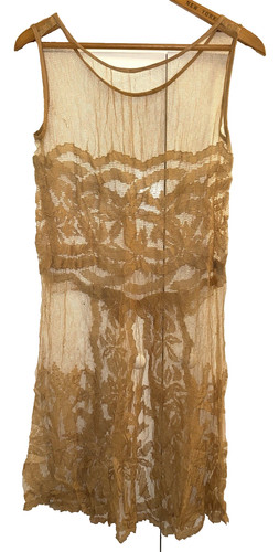 True 1920s filet lace flapper - 1920s,