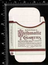 Kinsman Asthmatic Cigarettes