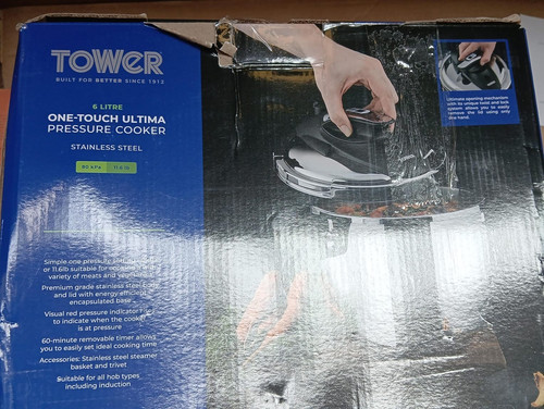 Pressure cooker one touch - pressure, 6l