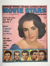 Vtg Sept 1957 Movie Stars