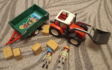 PLAYMOBIL 4496 TRACTOR & HAY TRAILER EXTRA FIGURE