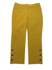 Ann Taylor Yellow Button Ankle