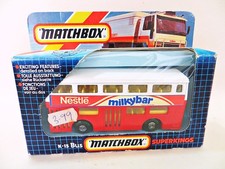 MATCHBOX SUPERKINGS K15 THE LONDONER LONDON NESTLE MILKYBAR BUS. MIB/BOXED