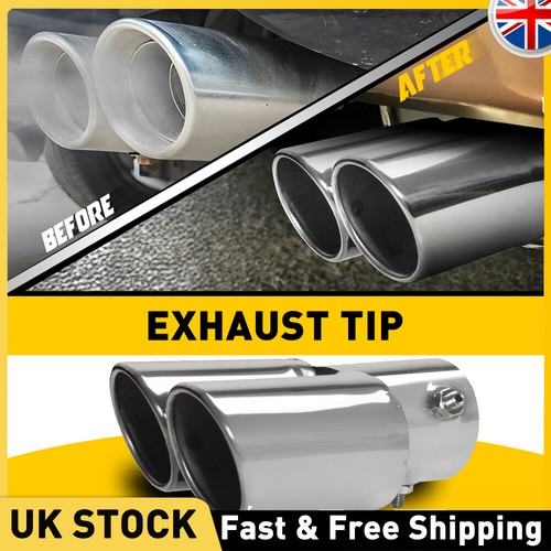 Car dual exhaust - pipe, tip