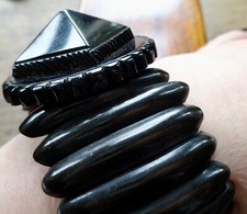 antique Victorian Whitby Jet