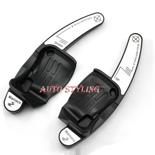 Silver paddle shift extensions - paddle,