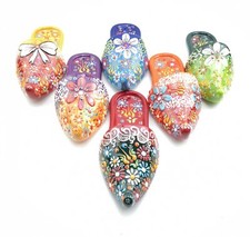 Hand Painted Ceramic Slipper